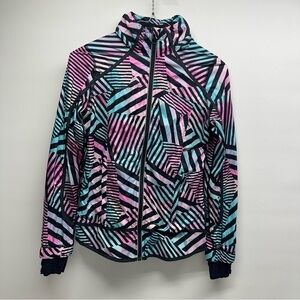 Colorful Striped Women's Jacket